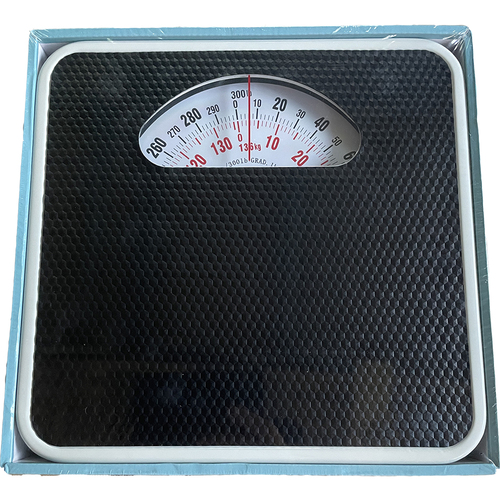 Surgical Basics Mechanical Bathroom Scales 136kg Black