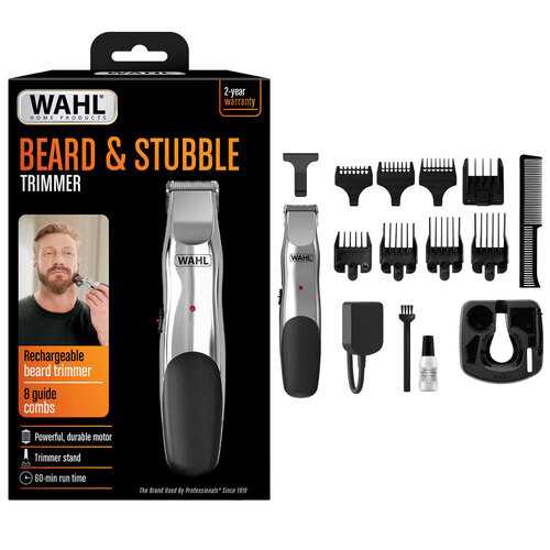 Wahl Beard & Stubble Rechargeable Trimmer Men's Grooming Hair Cut Razor