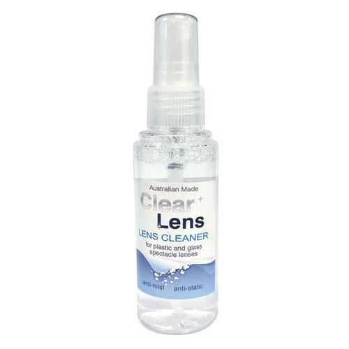 Clear Lens Plastic Eyeglass Glass Spectacle Lens Cleaner Solution 60ml