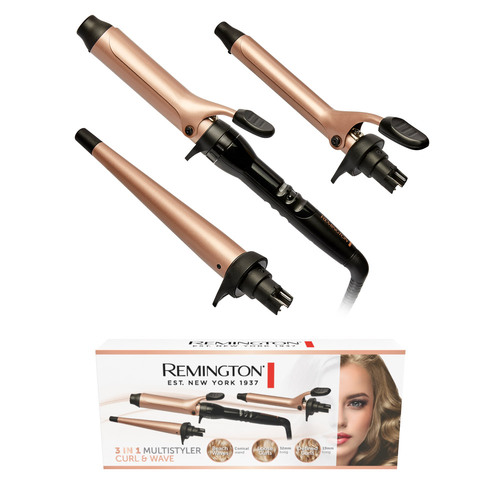 Remington 3 In 1 Multistyler Curler And Waver