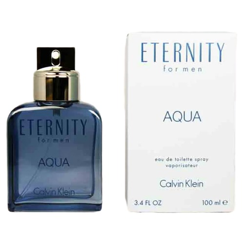 Calvin Klein Eternity Aqua Eau De Toilette EDT 100ml Fresh Crisp Fragrance