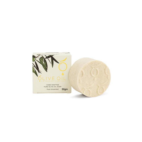 Olive Oil Skincare Co Pure Unscented Olive Oil Soap 50gm 