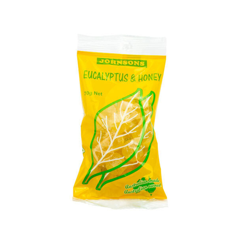 Johnsons Eucalyptus & Honey Drops 70g 