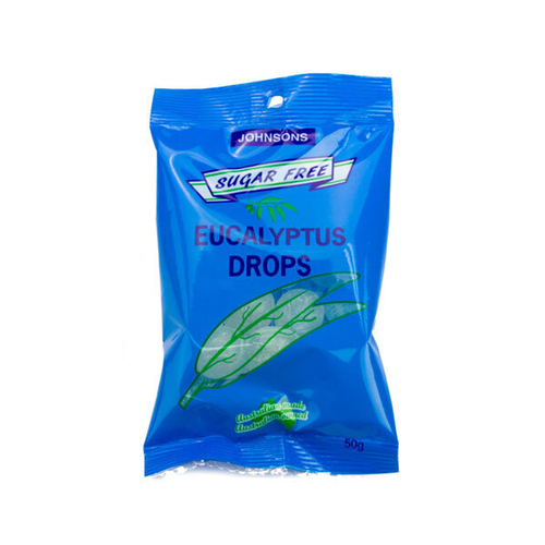 Johnsons Eucalyptus Drops Sugar Free 50g