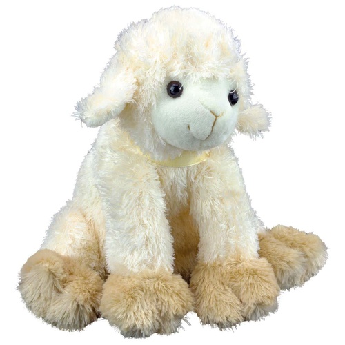 Teddy And Friends Farm Sheep With Ribbon 24cm Stuffed Toy 