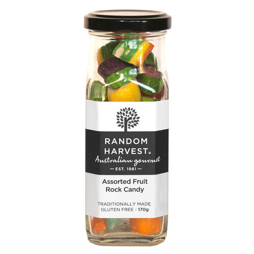 Random Harvest Assorted Fruit Rock Candy 170g