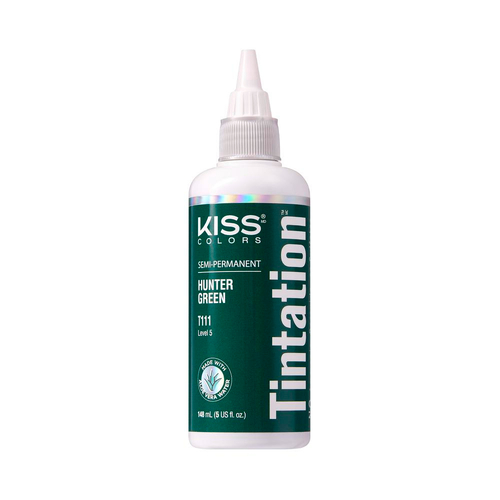 Kiss Tintation Semi-Permanent Hair Colour with Aloe Vera 148ml Hunter Green T111