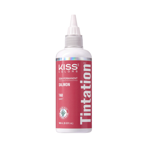 Kiss Tintation Semi-Permanent Hair Colour with Aloe Vera 148ml Salmon T460