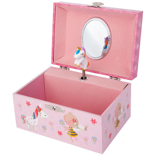 Music Box Thelma The Unicorn Wooden Girls Kids Toys Gifts 14.8x10.6x8.4cm