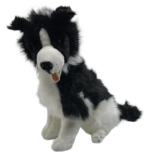 Bocchetta Plush Toys "Tommy" Border Collie Stuffed Animal Medium Sitting 35cm