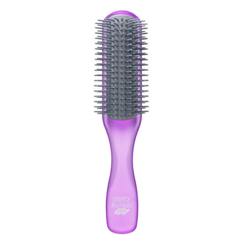 Kent Airhedz Glo Half Round Detangling Brush Purple