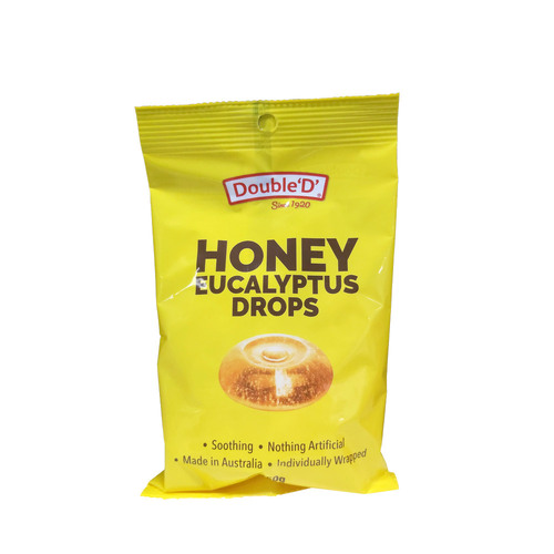 Double D Honey & Eucalyptus Drops 150g