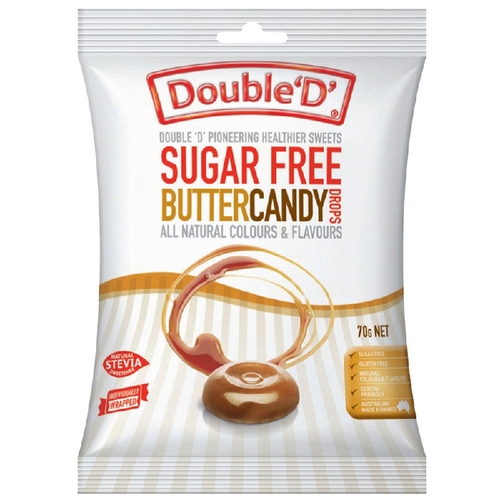 Double D Sugar Free Butter Candy Drops 70g