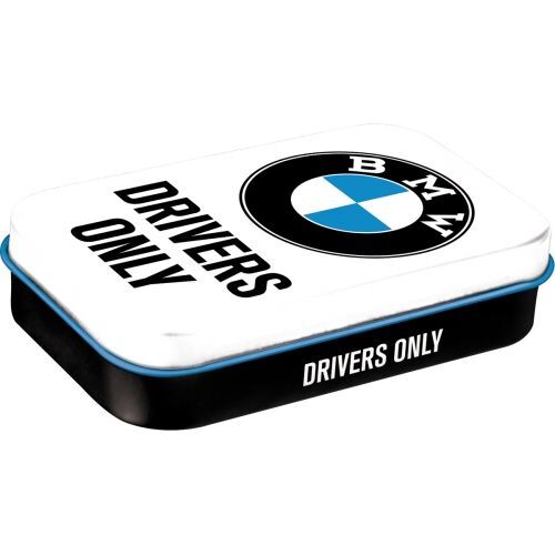 Nostalgic Art BMW Drivers Only Pills Novelty Mint Tin Box XL With Mints 80g