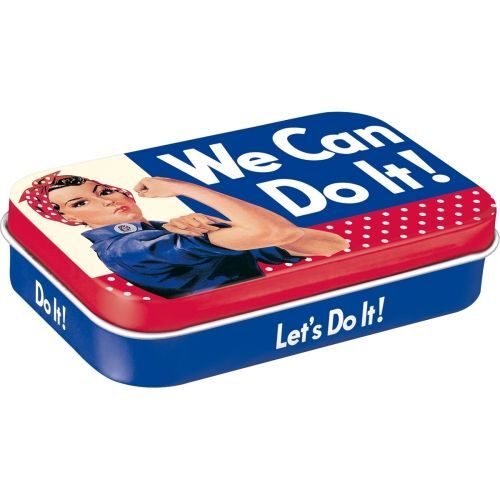 Nostalgic Art We Can Do It Pills Novelty Mint Tin Box XL With Mints 80g