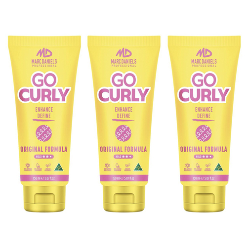 Marc Daniels Go Curly Enhance Define Curls 150ml 3 Packs