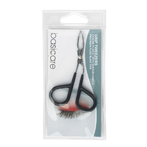 Basicare Grip Tweezers Scissor Handle Hair Remover