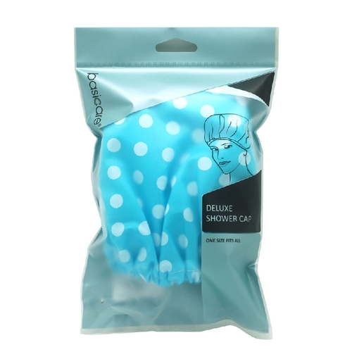 Basicare Deluxe Shower Cap Blue