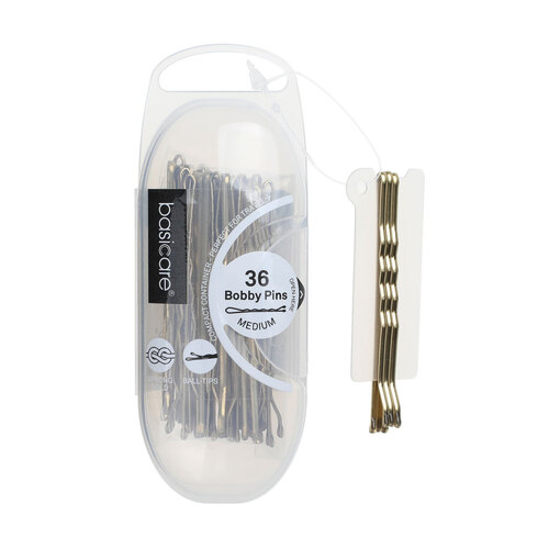 Basicare Bobby Pins 5cm 36 Pack Blonde