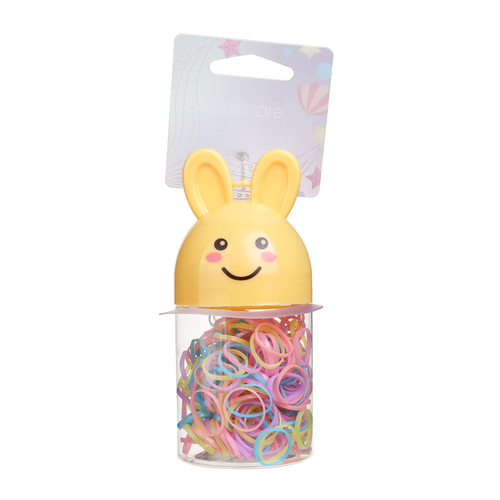 Basicare Elastic Hair Bands Pastel 260 Pack Small