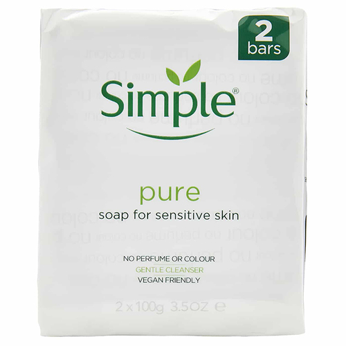 Simple Pure Soap for Sensitive Skin 100g x 2