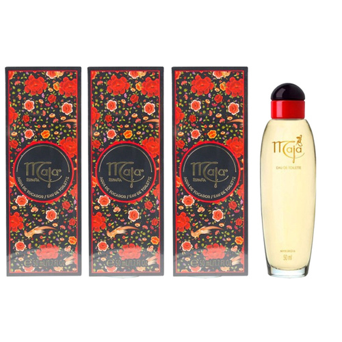 Maja 3 x Eau De Toilette Natural Spray 50ml