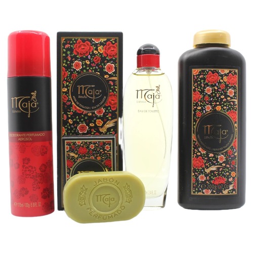 Maja Women Eau De Toilette Spray, Deodorant Spray, Perfumed Talc & Soap Set