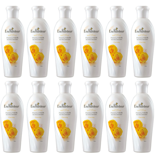 Enchanteur Charming Perfumed Body Lotion Satin Smooth 100ml x 12 Value Pack