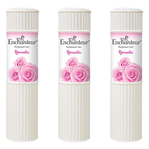 Enchanteur 3 x Romantic Perfumed Talc 200g