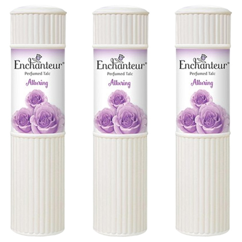 Enchanteur 3 x Alluring Perfumed Talc 200g