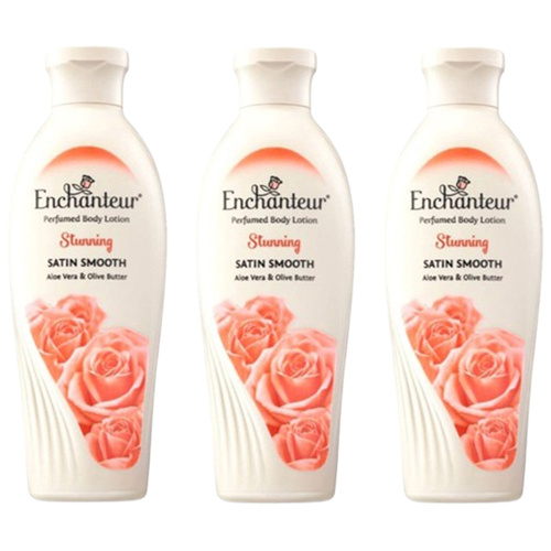 Enchanteur 3 x Stunning Perfumed Body Lotion 200ml