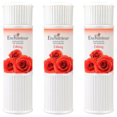 Enchanteur 3 x Enticing Perfumed Talc 200g