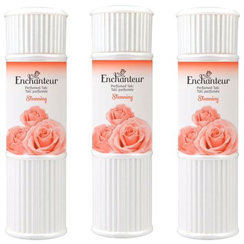 Enchanteur 3 x Stunning Perfumed Talc 200g