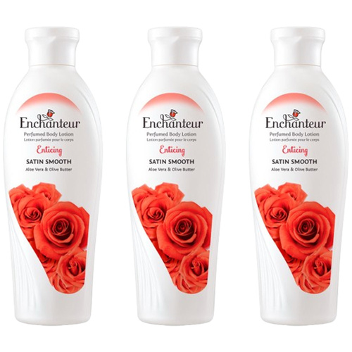 Enchanteur 3 x Enticing Perfumed Body Lotion 200ml