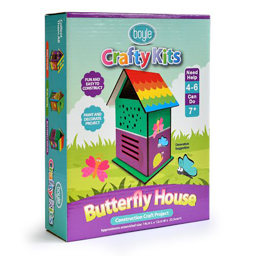 Crafty Kits Butterfly House Construction Project