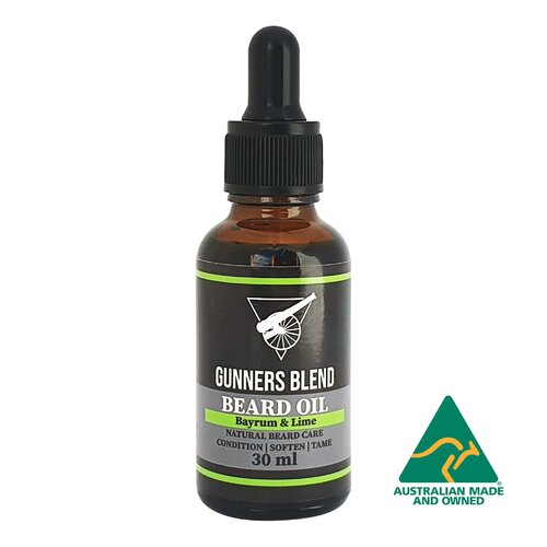 Gunners Blend Bayrum & Lime Beard Oil 30ml