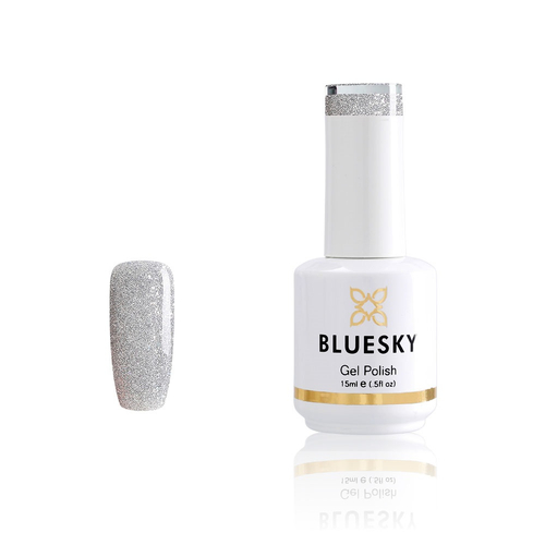 Silver Glitter Explosion Gel Nail Polish 15ml Bluesky 80573