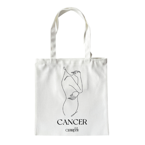 Culturesse She Is Cancer Eco Zodiac Muse Tote Bag