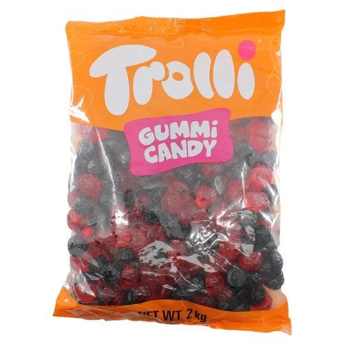 Trolli Raspberry Blackberry Candy Lollies Sweets Bulk Pack 2kg