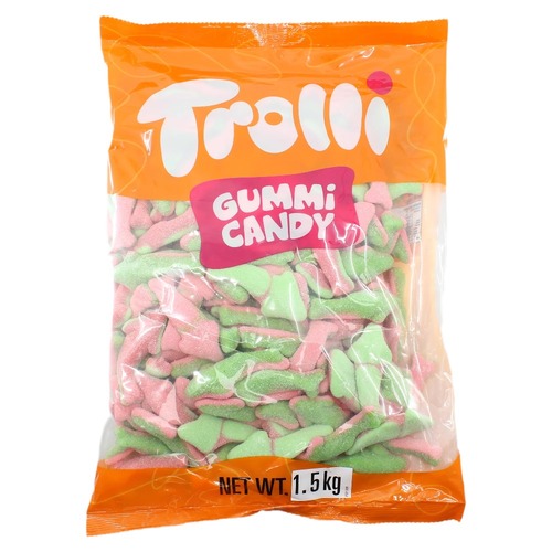 Trolli Watermelon Sharks Candy Lollies Sweets Bulk Pack 1.5kg