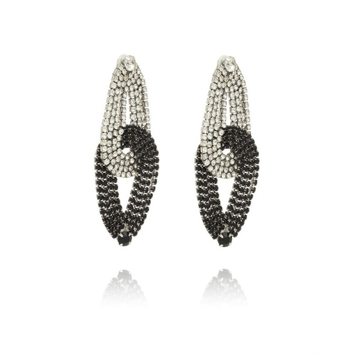 Culturesse Brooklyn Diamante Knot Earrings