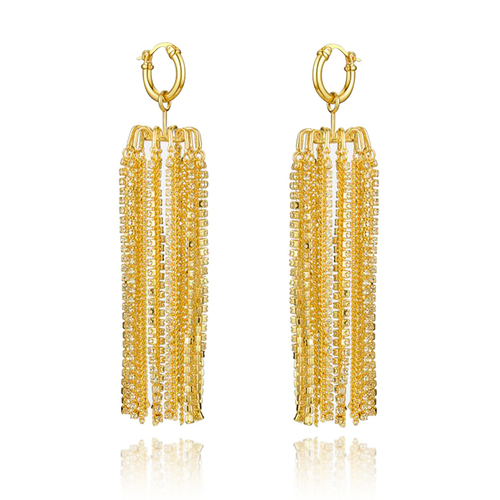 Culturesse Emiliana Luxury Chandelier Catwalk Earrings 