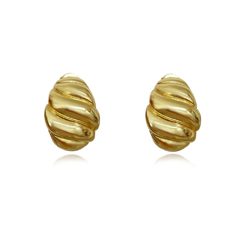 Culturesse Evonne Croissant-Chic Earrings (Gold)