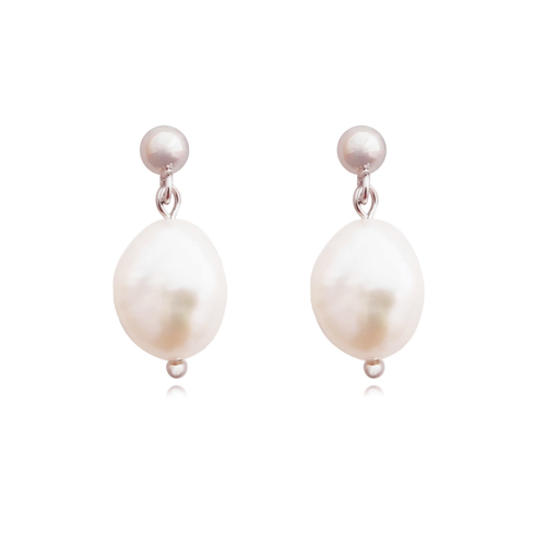 Culturesse Indie Freshwater Pearl Drop Earrings