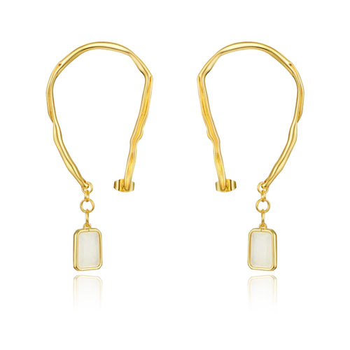 Culturesse Echo Artsy Ear Frame Earrings