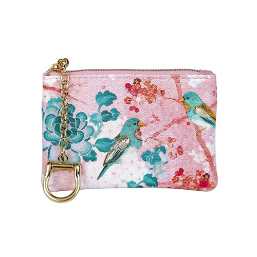 Chris Chun Keychain Purse Cherry Blossom Lovers