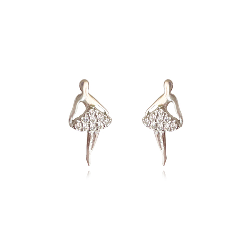 Culturesse Little Dancer Dainy Stud Earrings