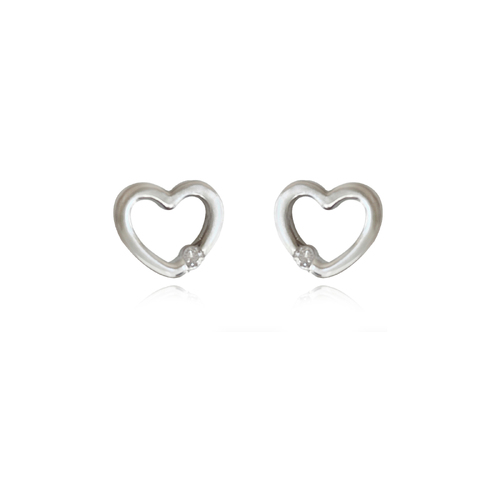 Culturesse Little Heart Dainy Stud Earrings