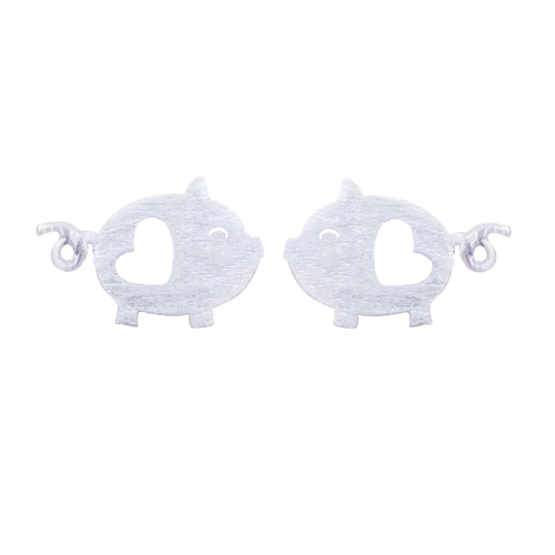 Culturesse Little Merry Piggy Earrings