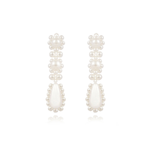 Culturesse Raelle Vintage Beaded Earrings